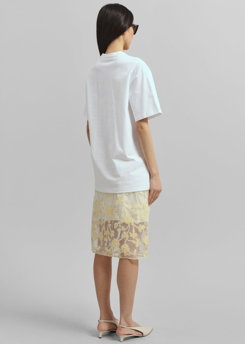 Yuri Boxy Super Soft Tee - White