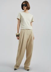 Eben Baby Tee - Light Beige