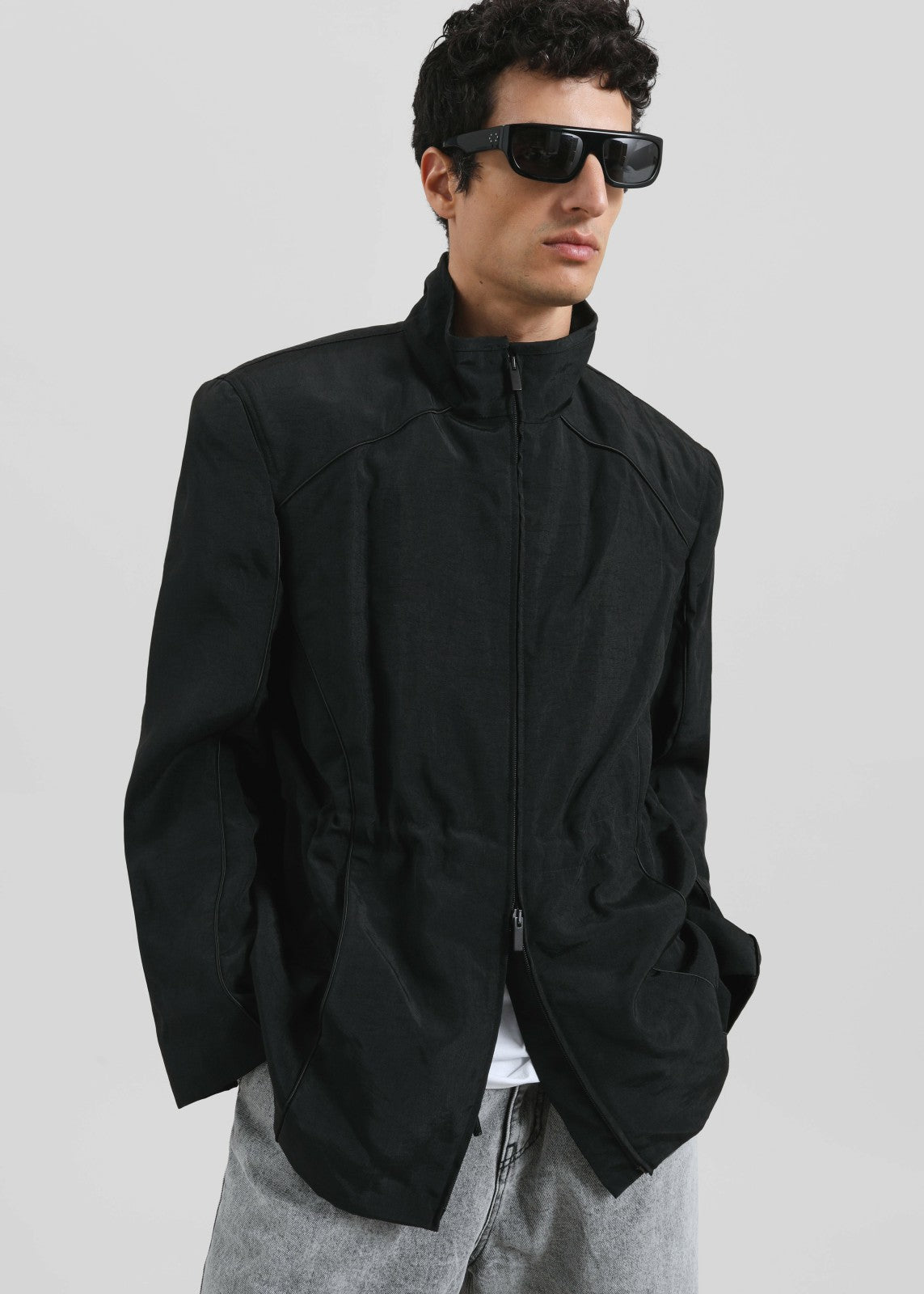Louis Gabriel Nouchi Tailored Padded Jacket - Black