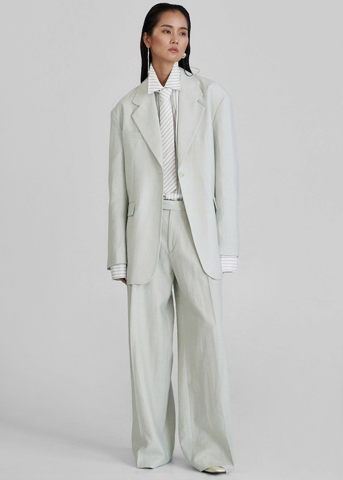 Connahy Tie Neck Shirt - White