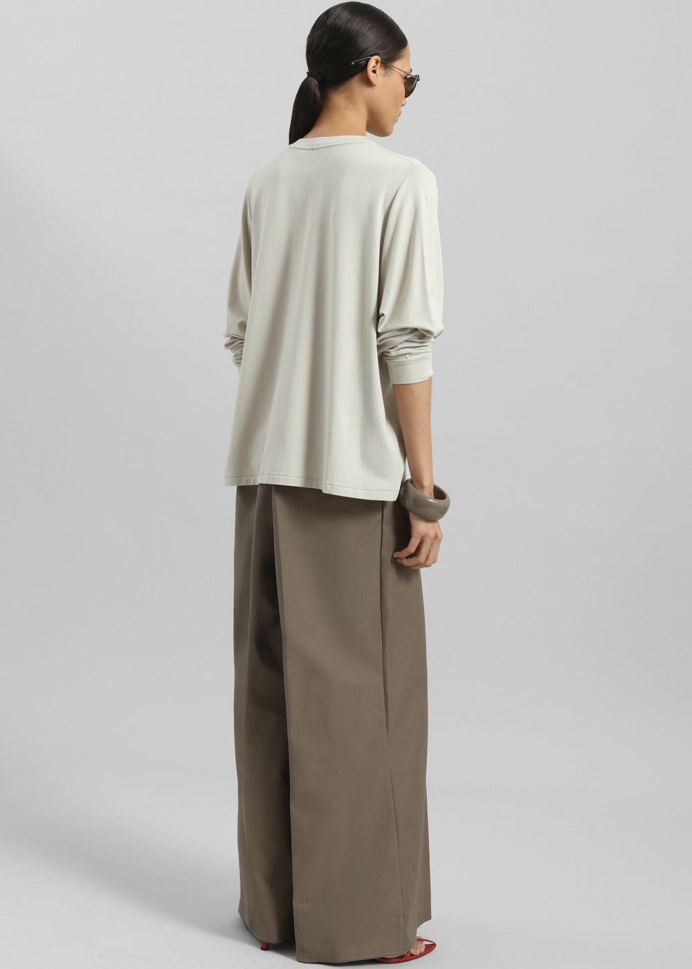 Lohja Long Sleeve Tee - Light Beige