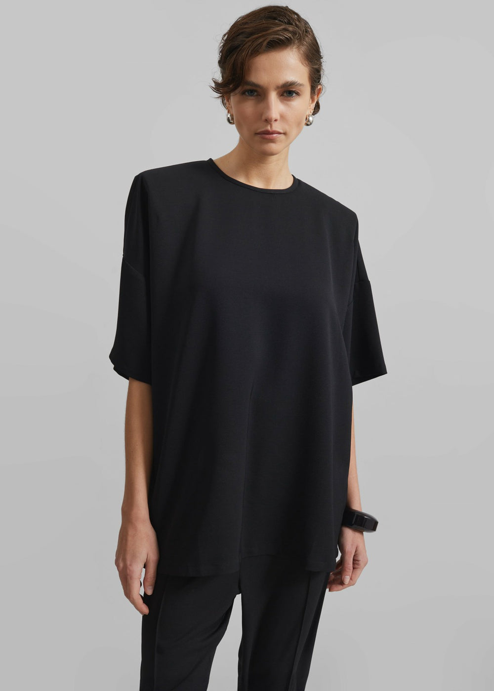 Callice Padded T-Shirt - Black