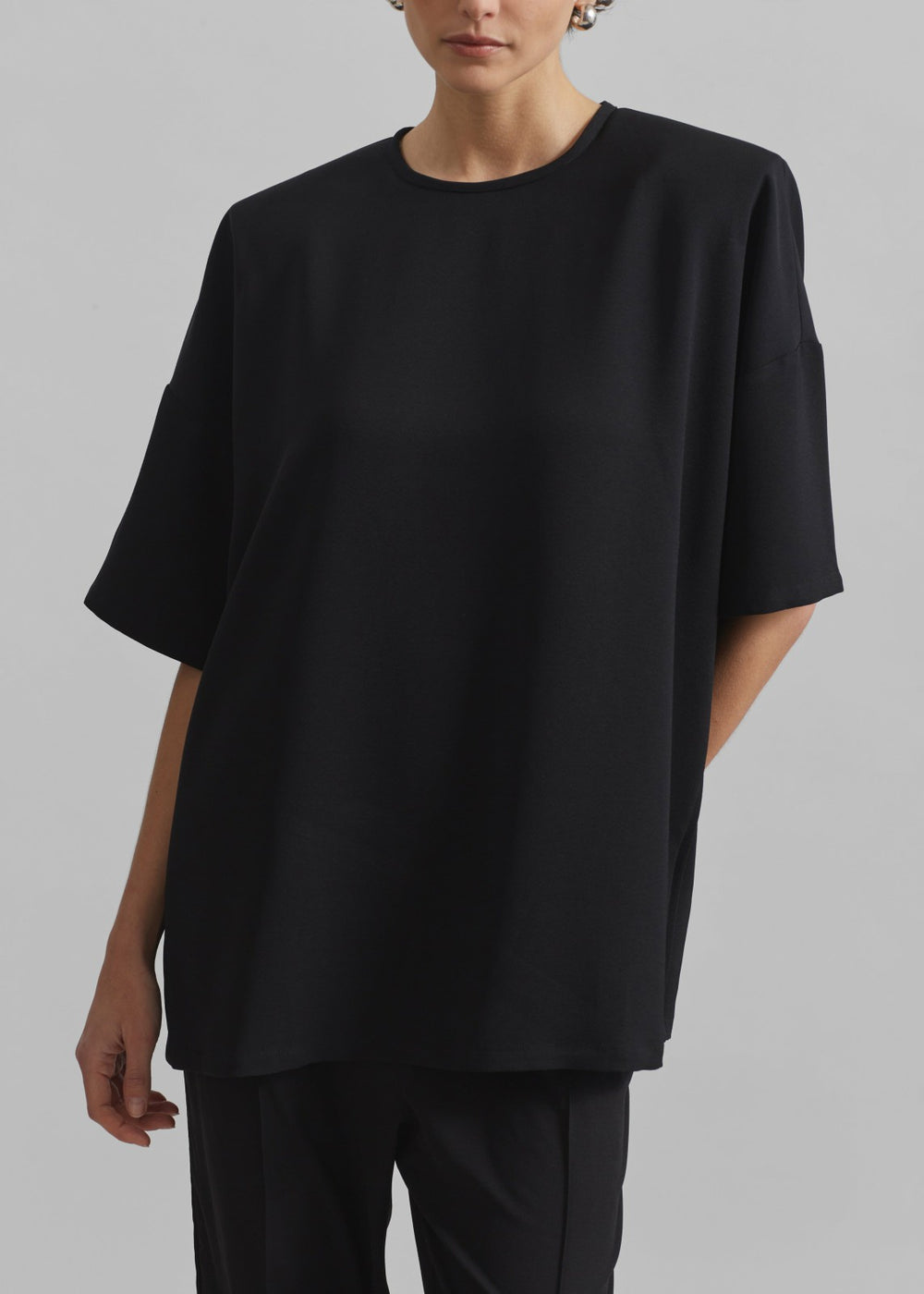 Callice Padded T-Shirt - Black