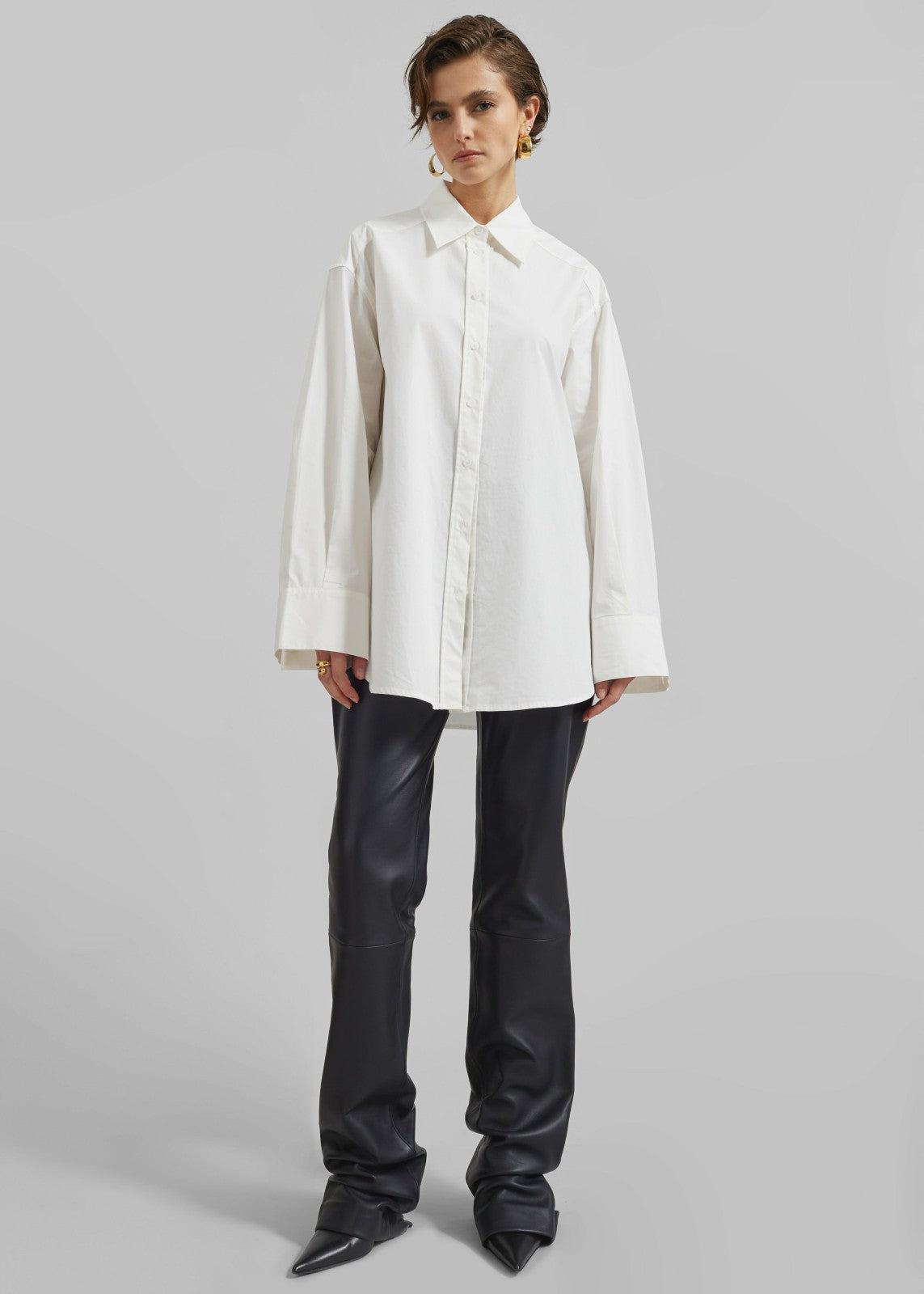 Kent Button Up Shirt - White