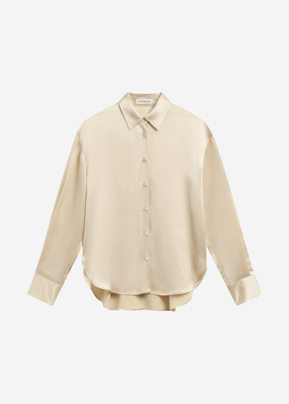 Peri Satin Shirt - Champagne