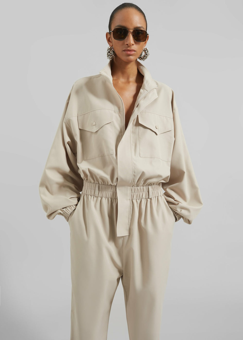 Tropez Jumpsuit - Beige
