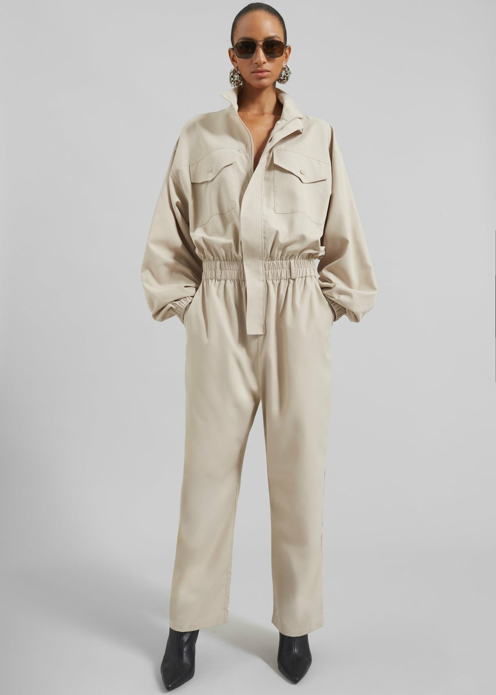 Tropez Jumpsuit - Beige