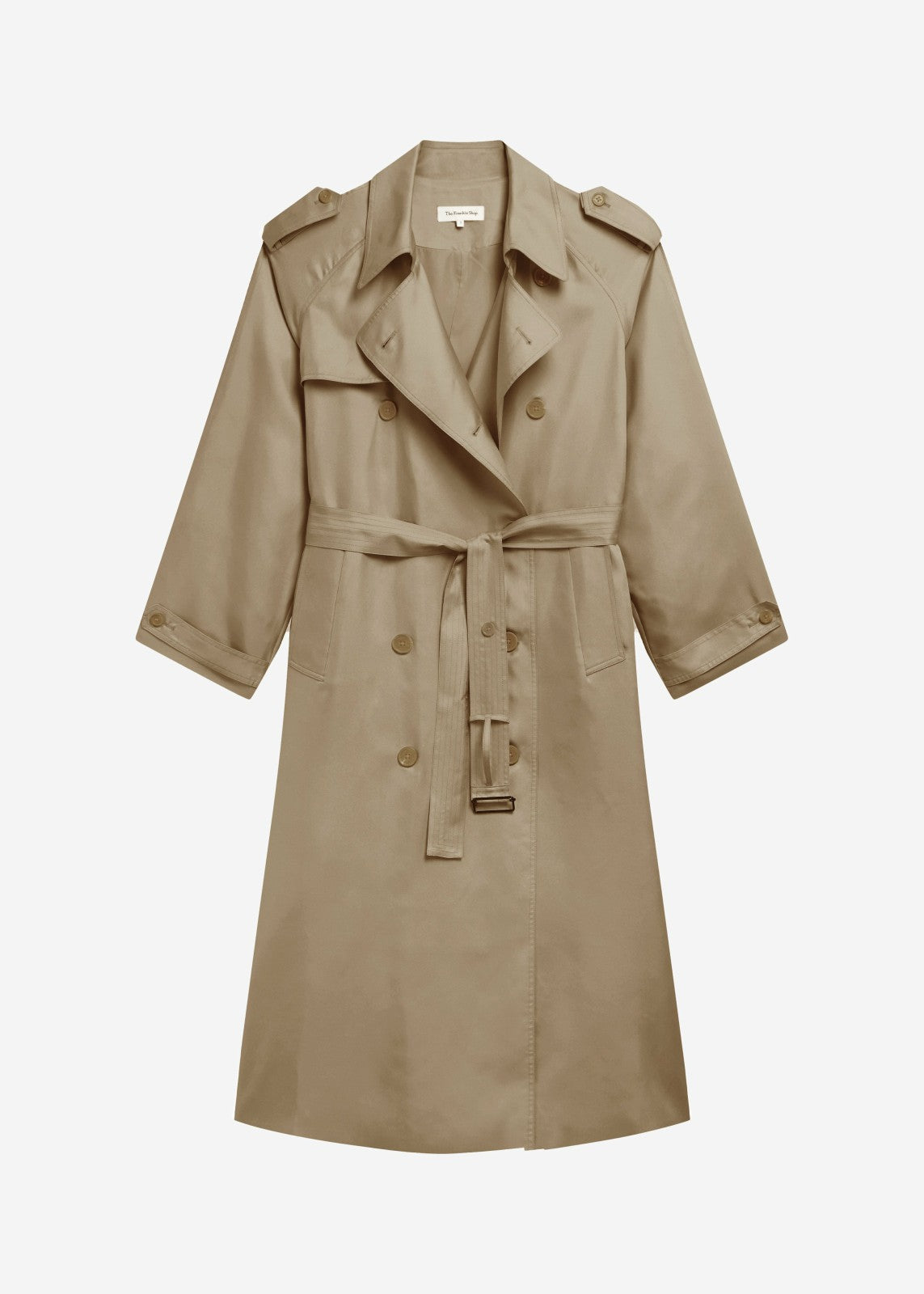 Veyron Silk Trench - Beige