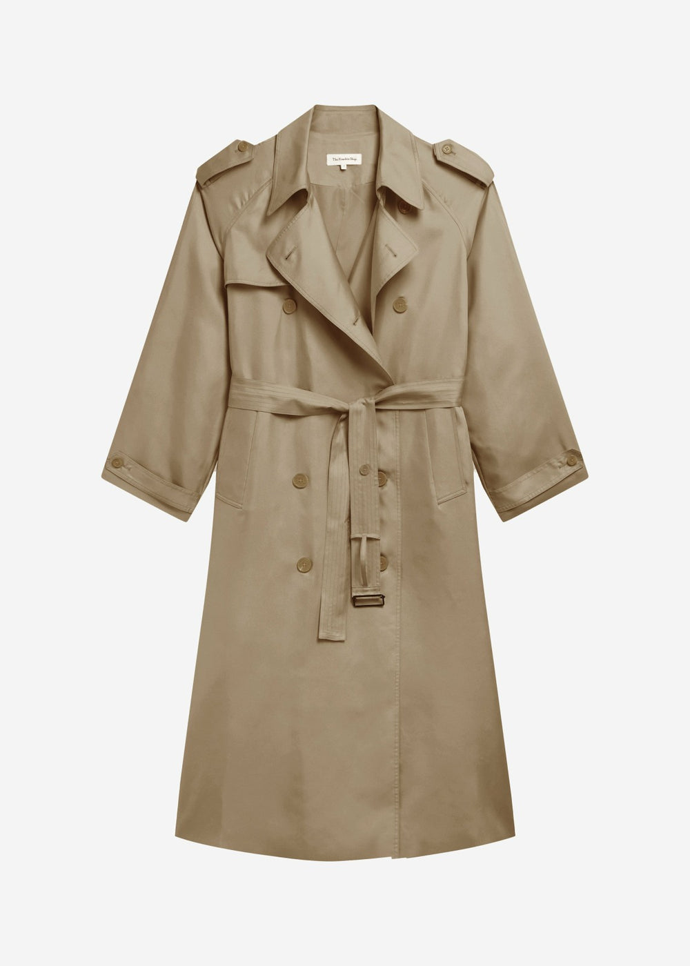 Veyron Silk Trench - Beige