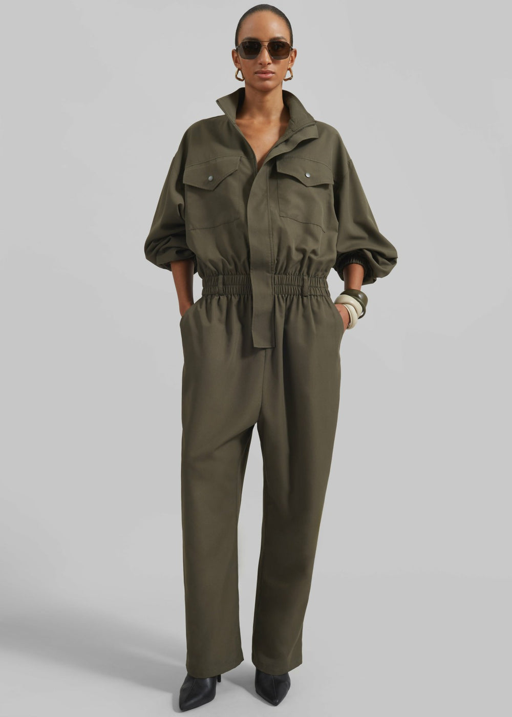 Tropez Jumpsuit - Khaki
