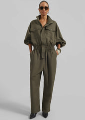 Tropez Jumpsuit - Khaki
