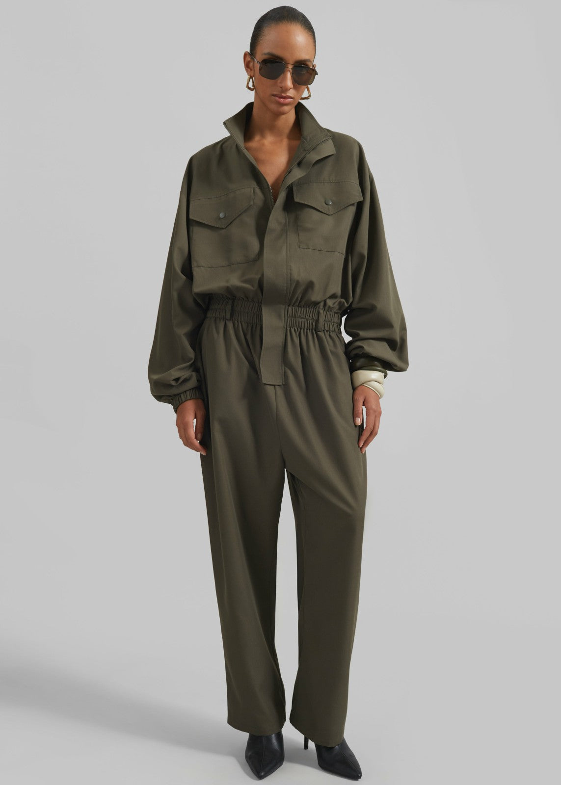 Tropez Jumpsuit - Khaki