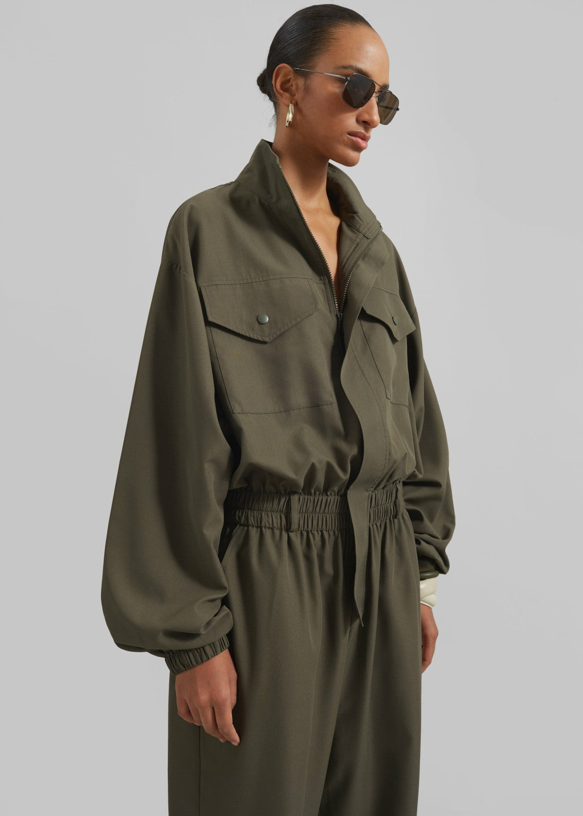 Tropez Jumpsuit - Khaki