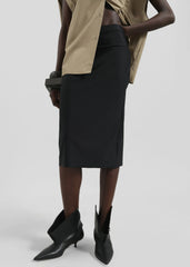 Viera Midi Skirt - Black