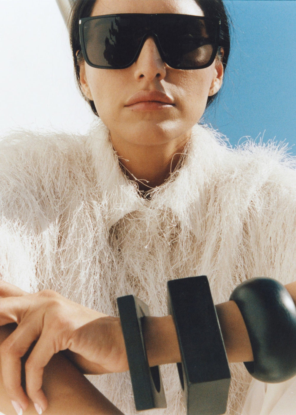 Paolina Fringed Shirt - White