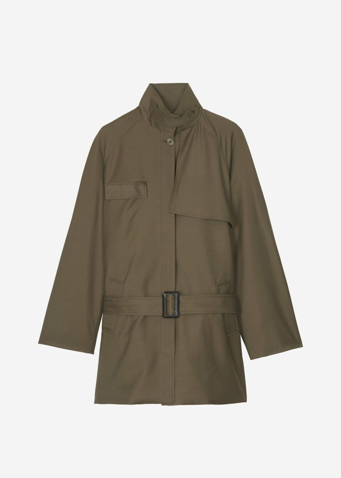 Malvan Short Trench - Olive Brown