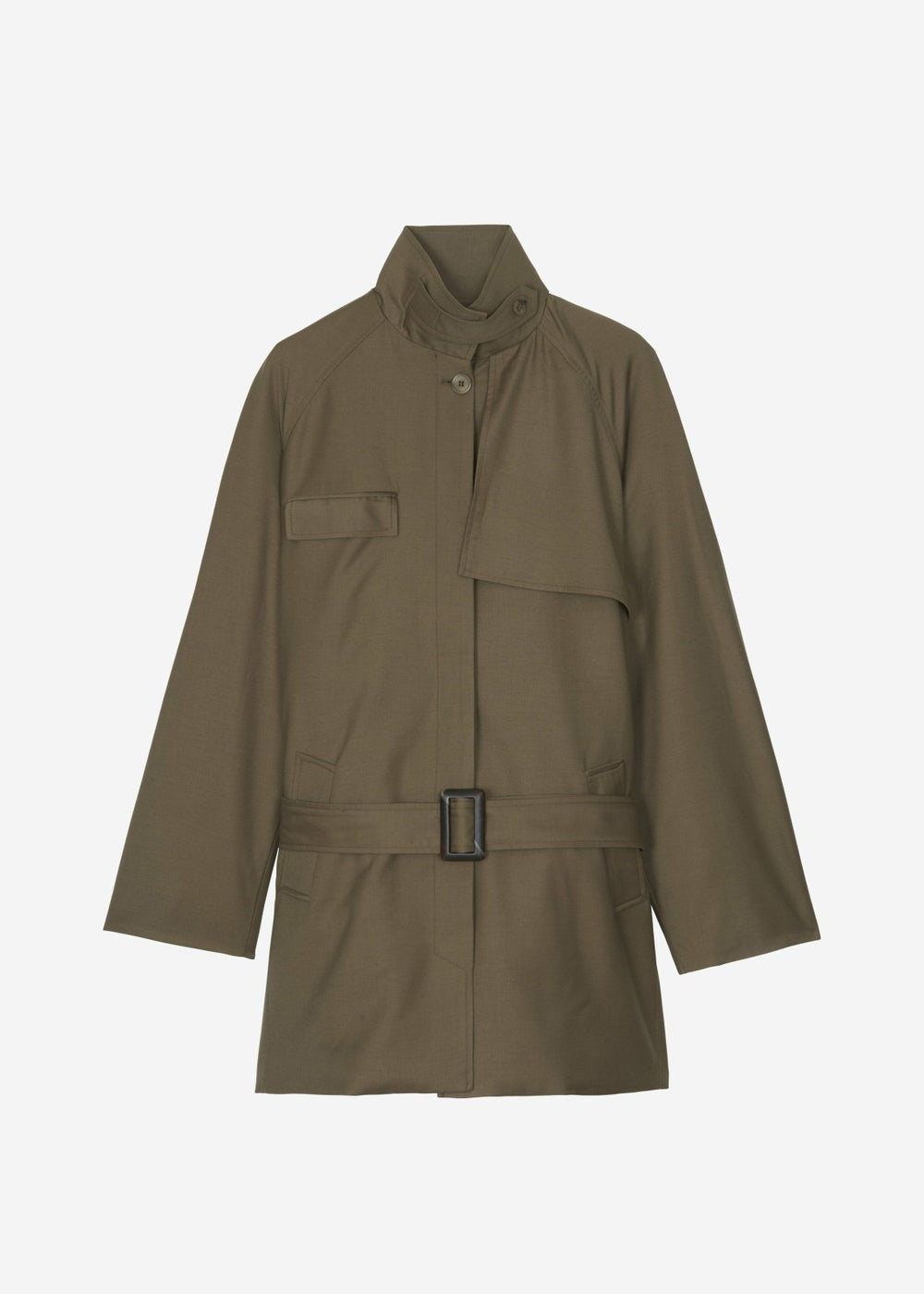 Malvan Short Trench - Olive Brown