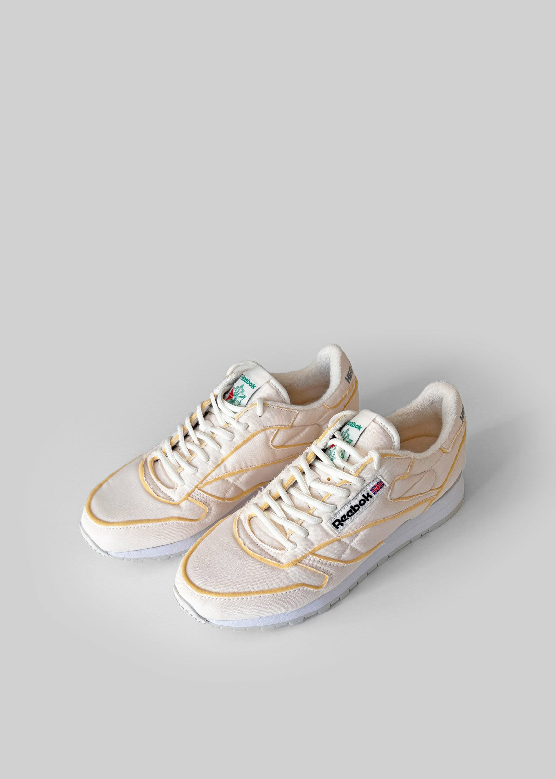 Hed Mayner x Reebok Classic Leather Premium Sneakers - Butter