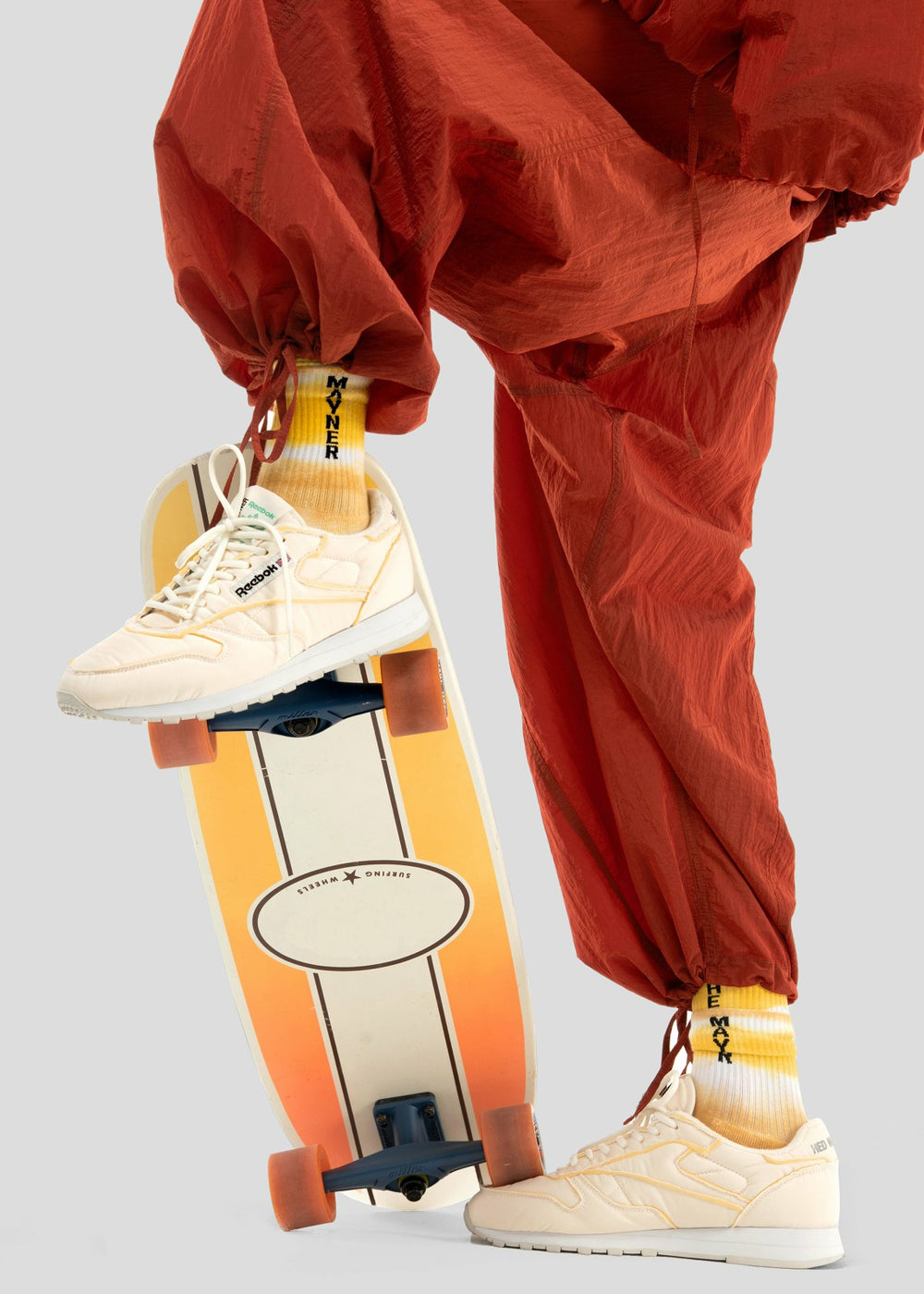 Hed Mayner x Reebok Classic Leather Premium Sneakers - Butter