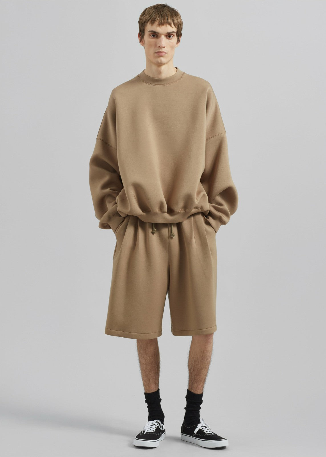 Tate Sweat Shorts - Camel