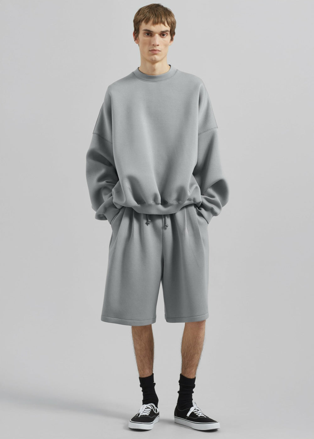 Tate Sweat Shorts - Grey