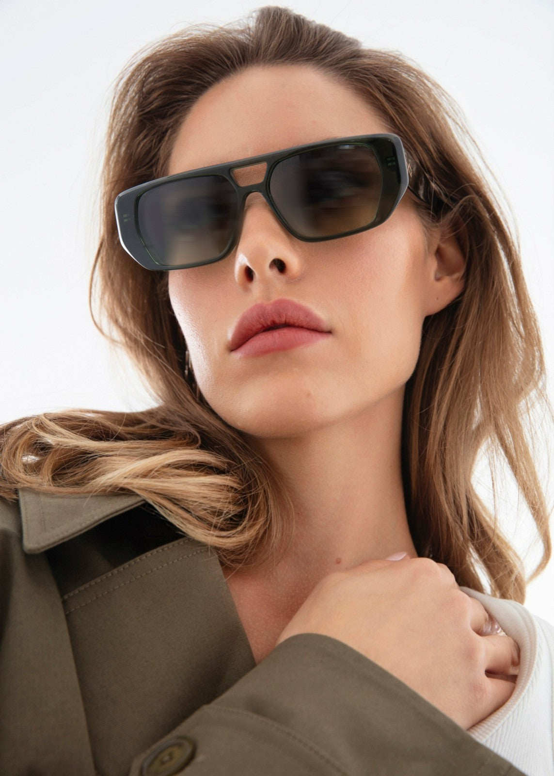 Karen Wazen x TFS Frankie Sunglasses - Khaki