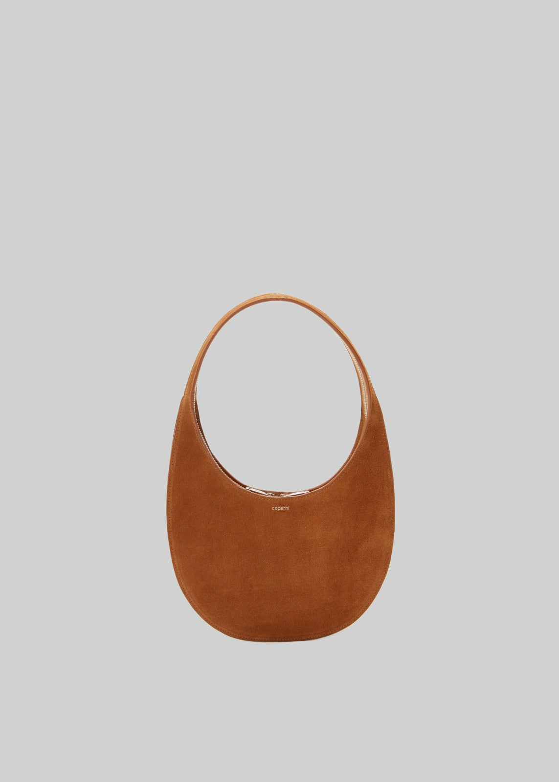 Coperni Suede Double Gusset Swipe Bag - Brown