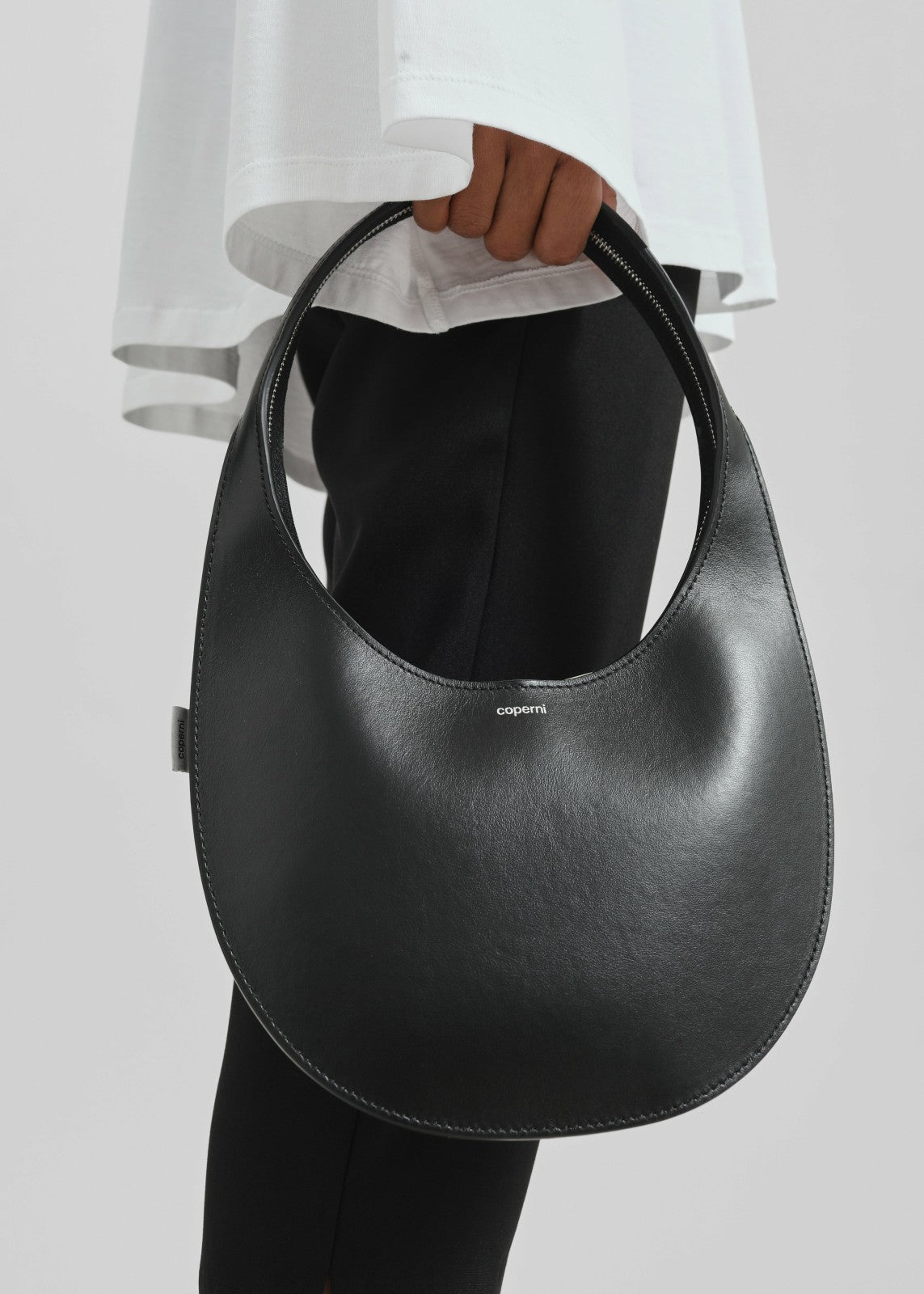 Coperni Double Gusset Swipe Bag - Black