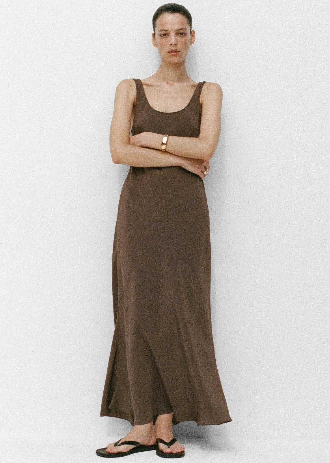 Matteau Bias Tank Dress - Truffle