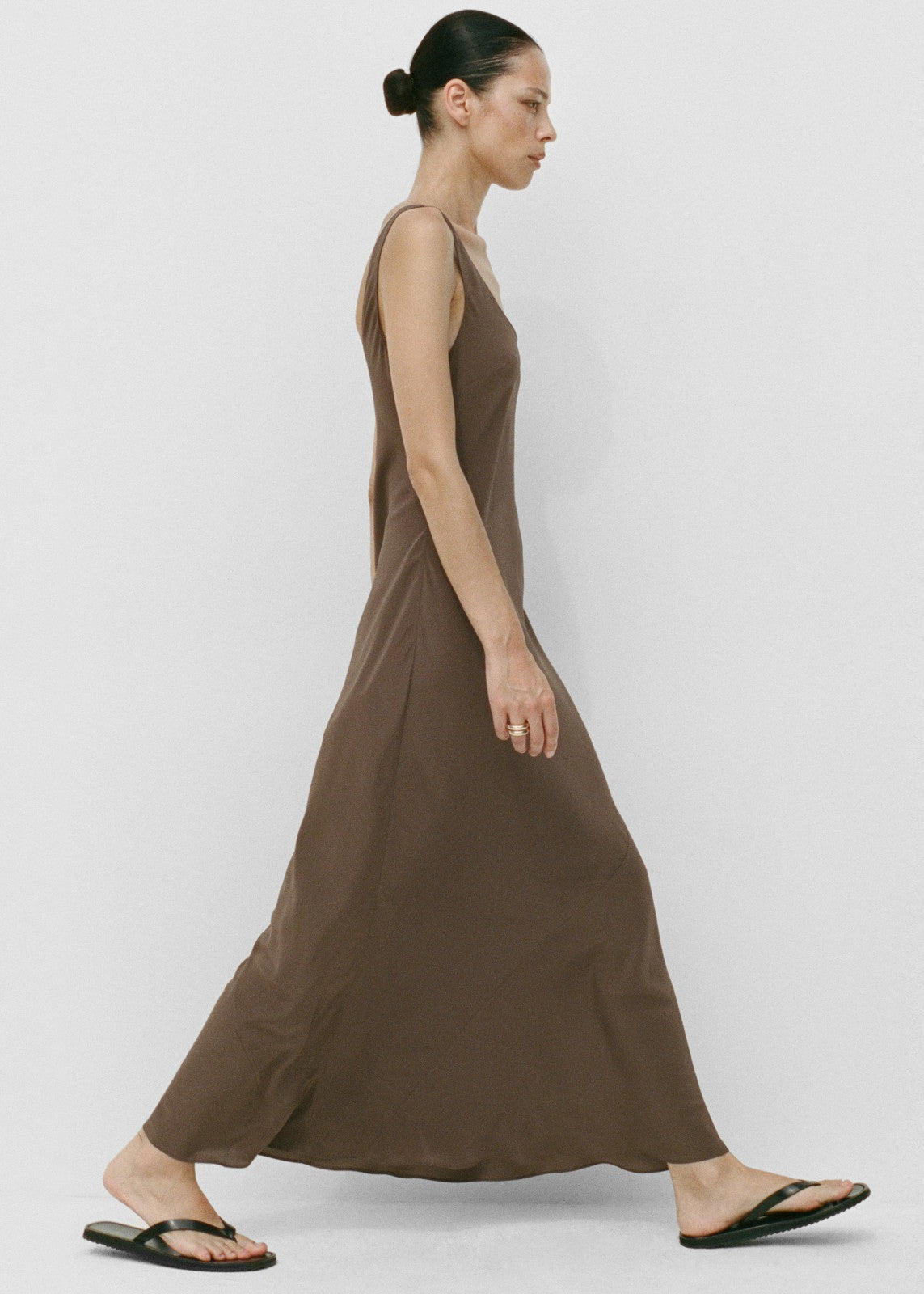 Matteau Bias Tank Dress - Truffle