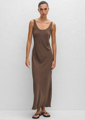 Matteau Bias Tank Dress - Truffle