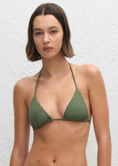 Matteau String Triangle Top - Safari Crinkle