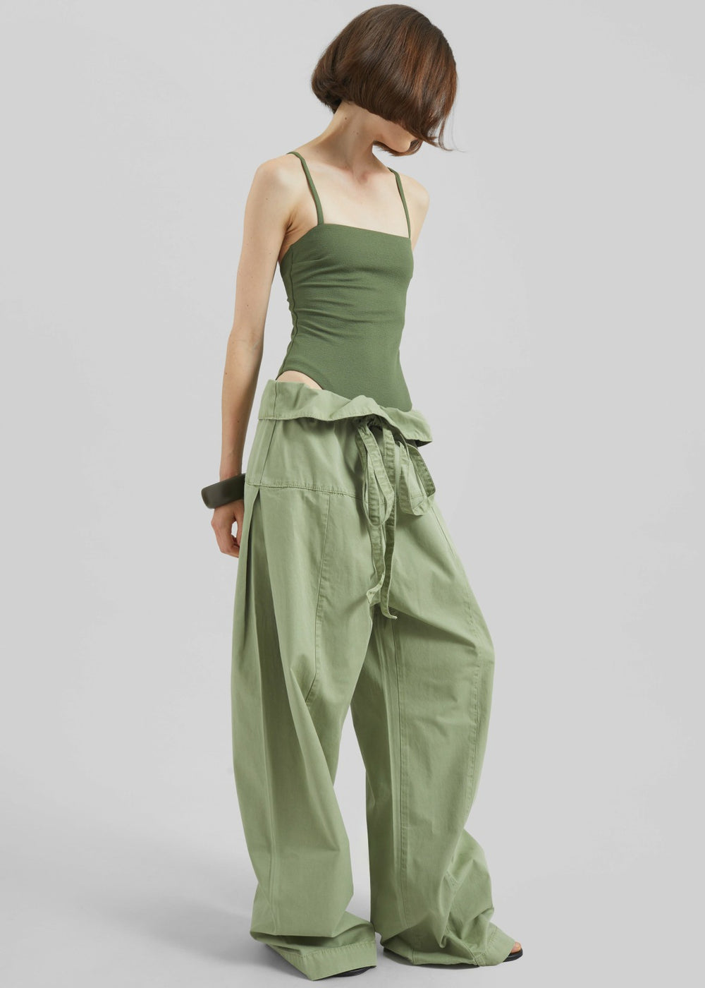 Matteau Fisherman Drawcord Pants - Oregano