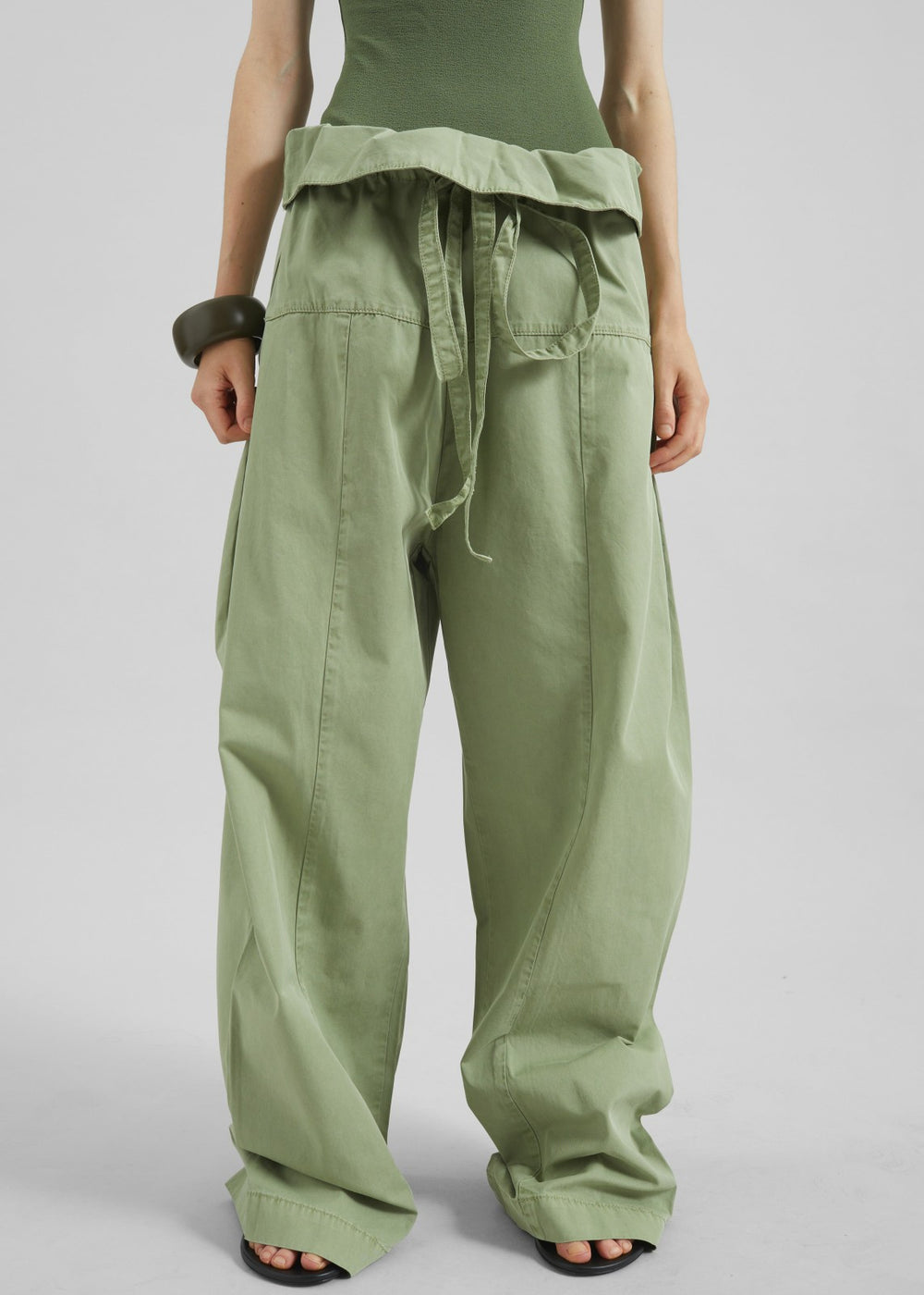 Matteau Fisherman Drawcord Pants - Oregano
