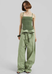 Matteau Fisherman Drawcord Pants - Oregano