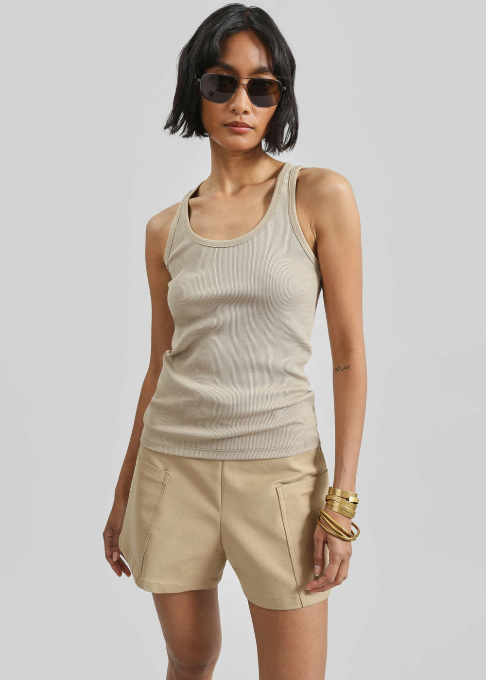 Elson Tank Top - Beige