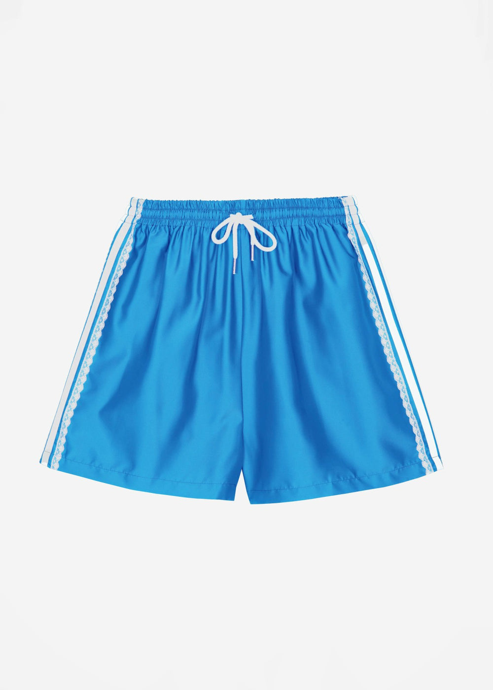 Bastia Lace Lined Shorts - Blue