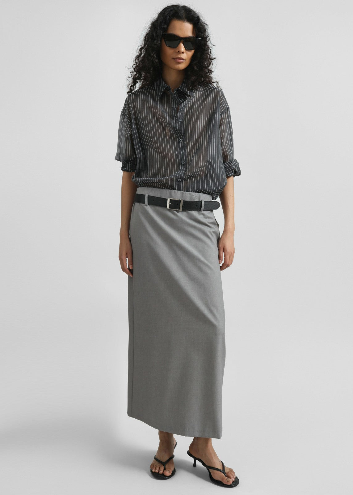 Neris Pencil Skirt - Grey