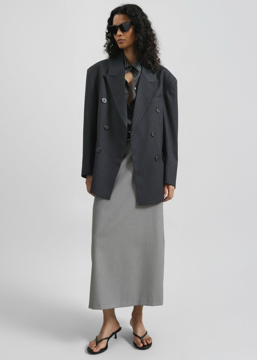 Neris Pencil Skirt - Grey