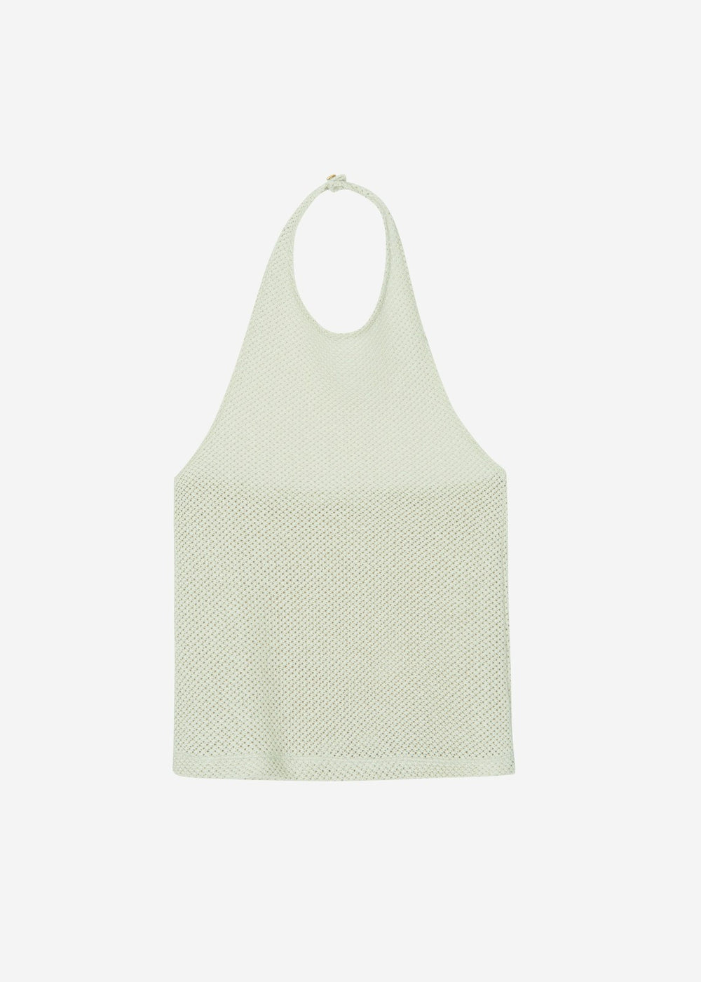 Lunel Knit Halter Top - Pale Green