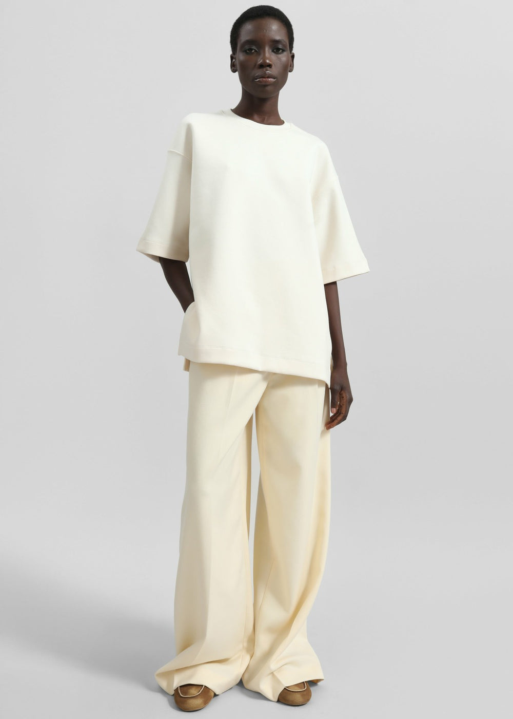 Melor Oversized T-Shirt - Cream
