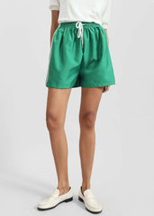 Bastia Lace Lined Shorts - Green