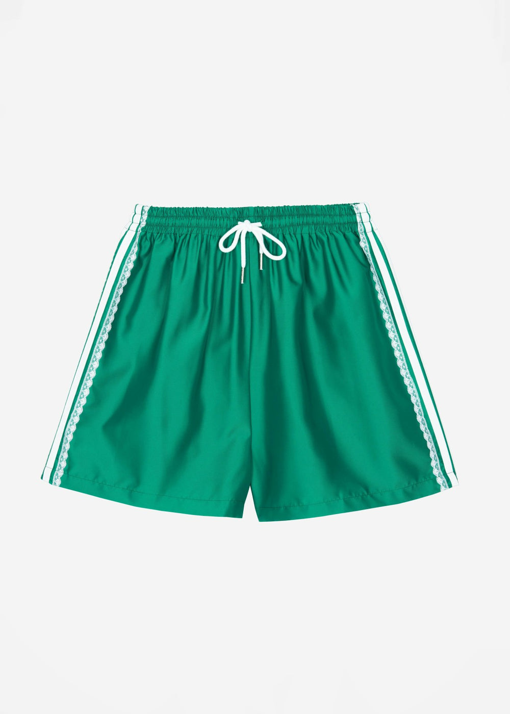 Bastia Lace Lined Shorts - Green