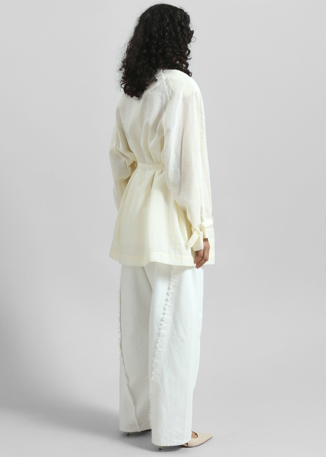 Noema Sheer Light Jacket - Ivory