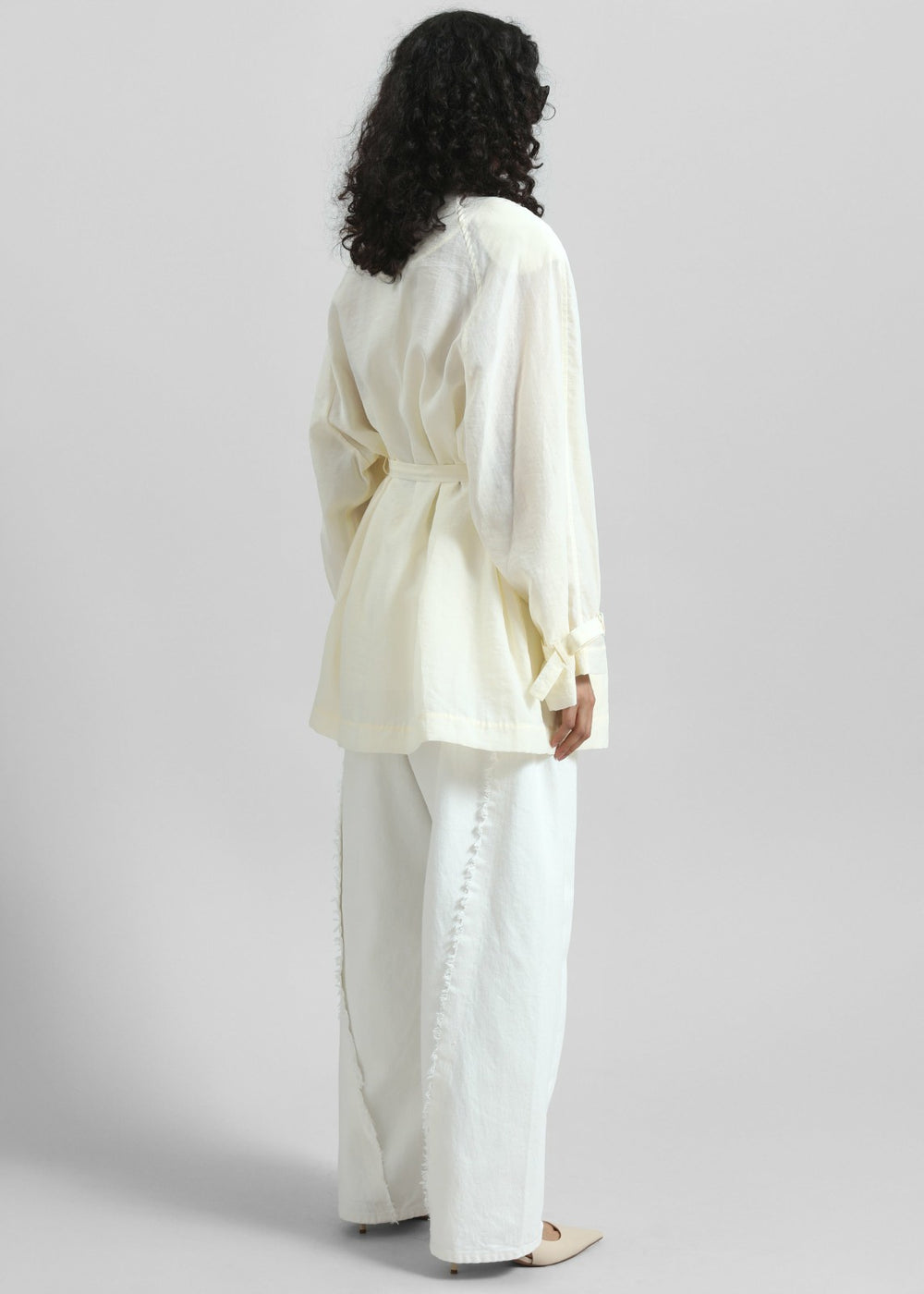 Noema Sheer Light Jacket - Ivory