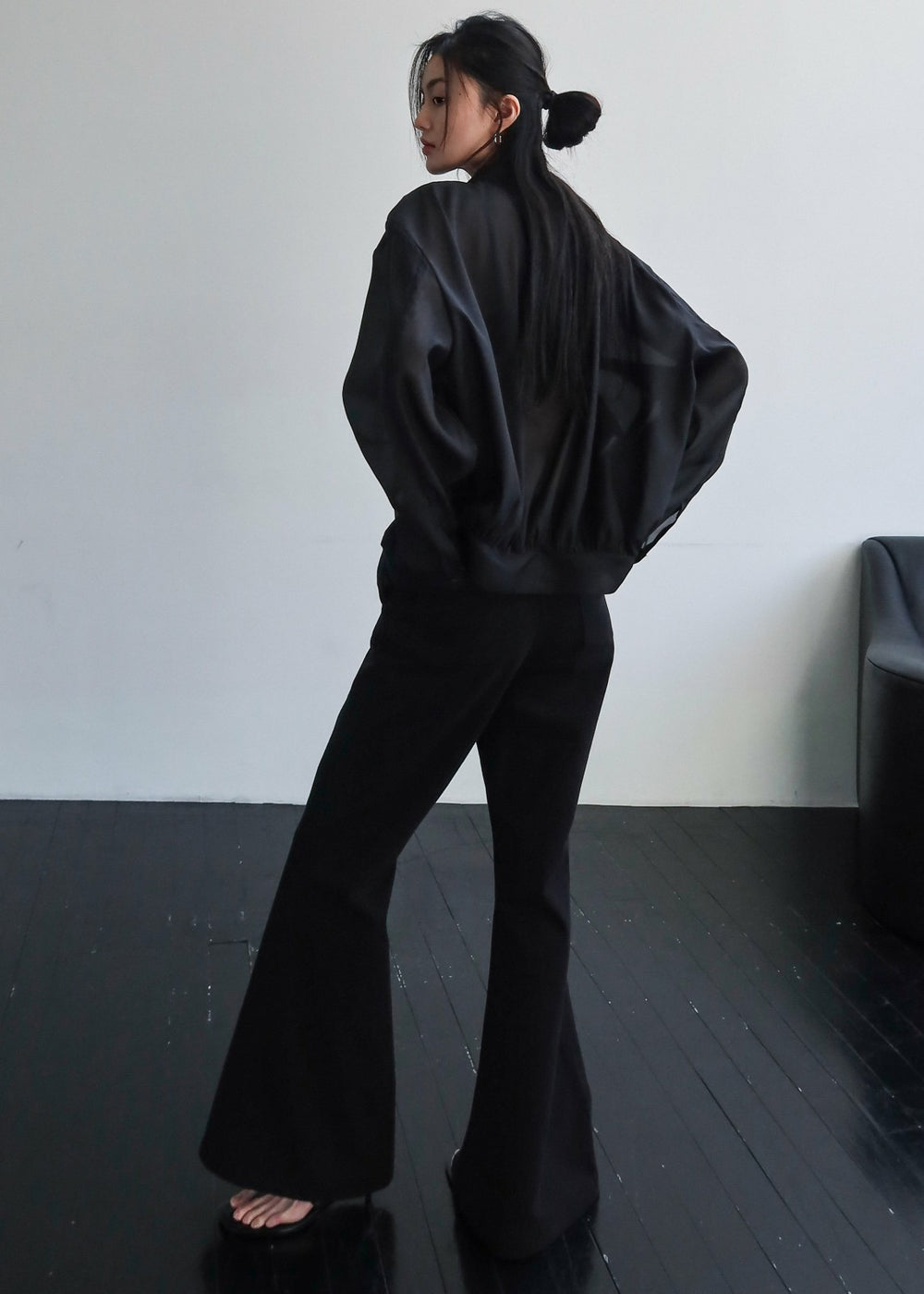 Soller Sheer Jacket - Black