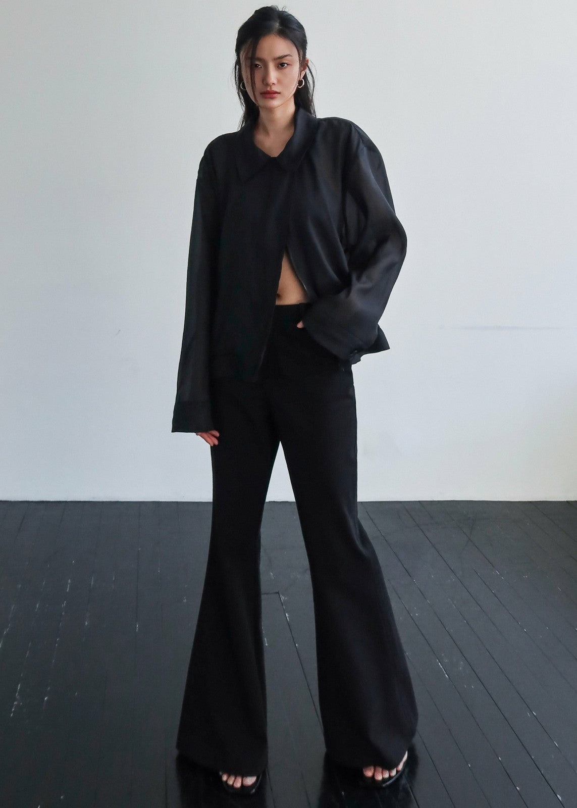 Soller Sheer Jacket - Black