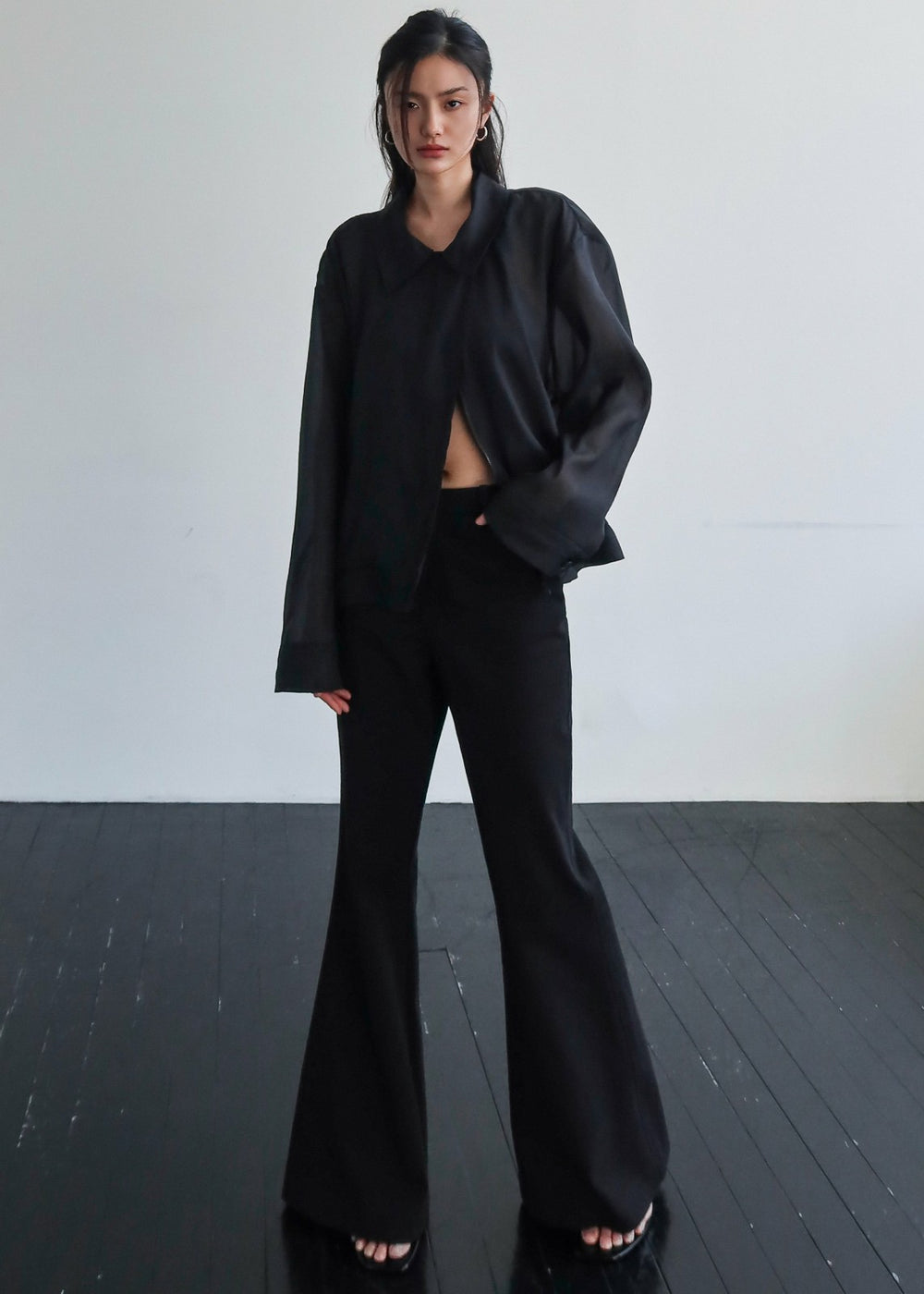 Soller Sheer Jacket - Black