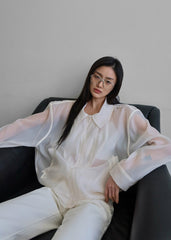 Soller Sheer Jacket - Ivory
