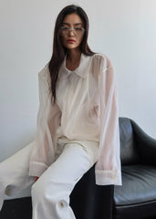 Soller Sheer Jacket - Ivory